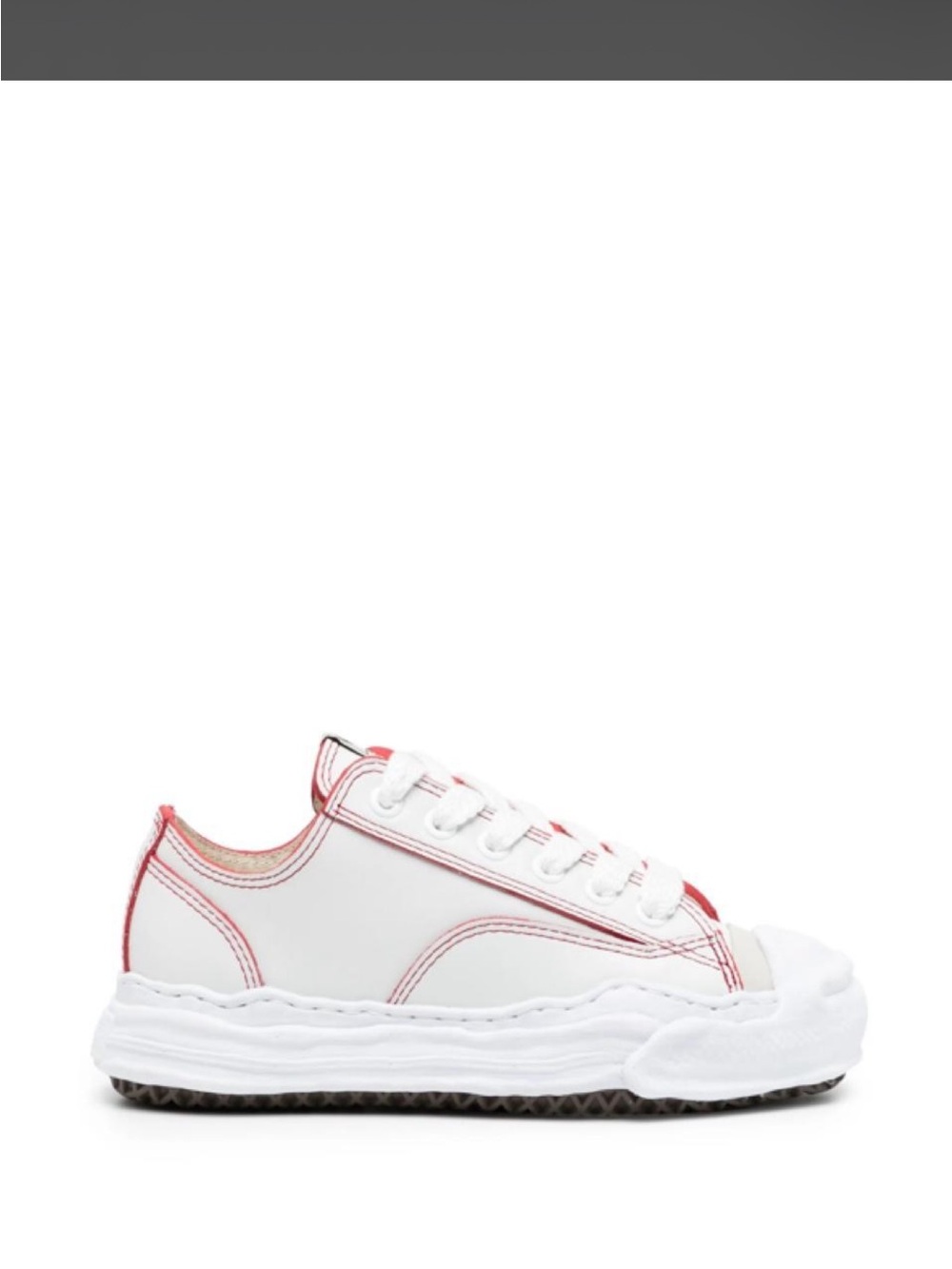 Maison MIHARA YASUHIRO
Hank logo-patch sneakers
Size 39
